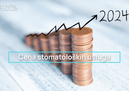 koncept slika koja prikazuje rast cena stomatoloskih usluga u 2024 godini